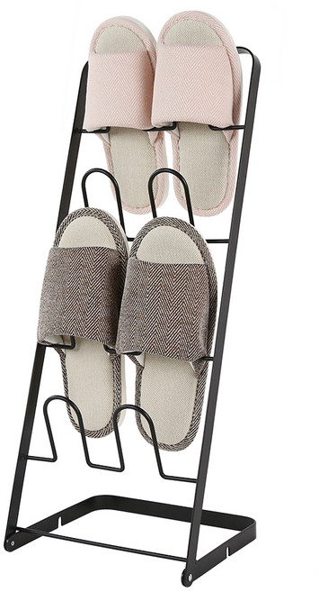 코멧 홈 접이식 실내화 걸이 4단 블랙