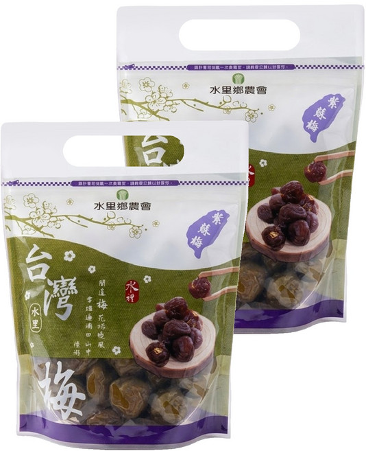 水里鄉農會 台灣梅 紫蘇, 500g, 2包