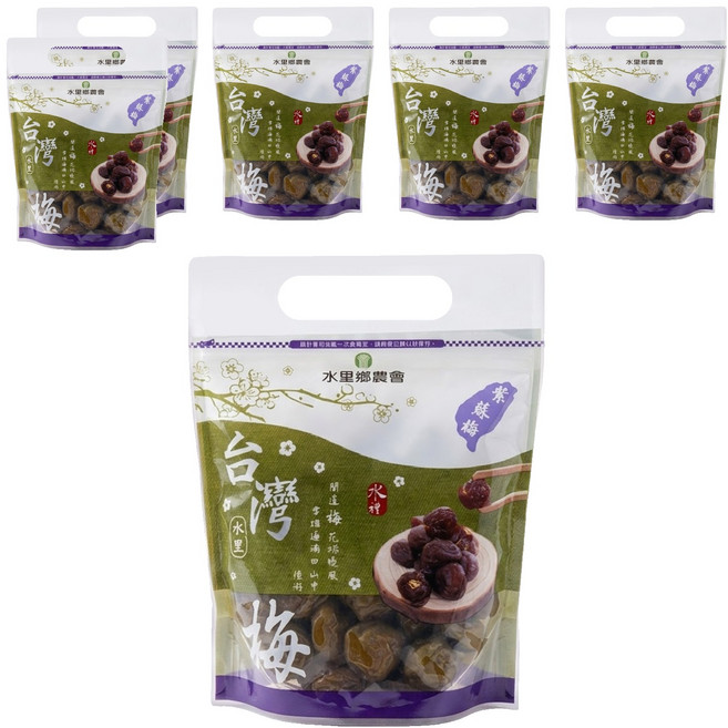 水里鄉農會 台灣梅 紫蘇, 500g, 6包