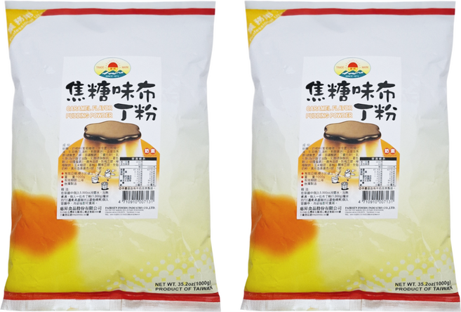FAIRSEN 惠昇食品 焦糖布丁粉, 1kg, 2包