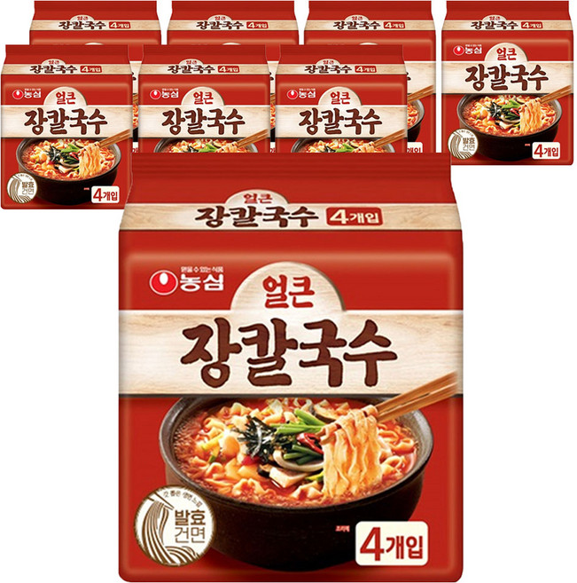농심 얼큰 장칼국수 103g, 32개