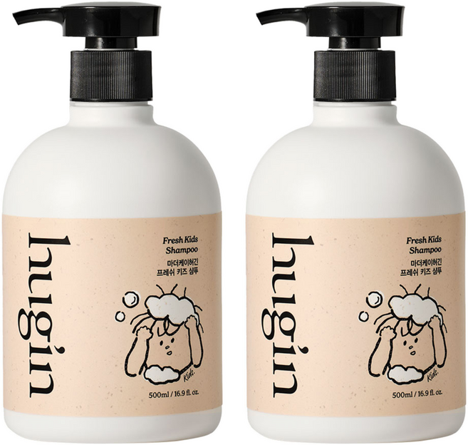 마더케이 허긴 프레쉬 아동용 샴푸, 500ml, 2개