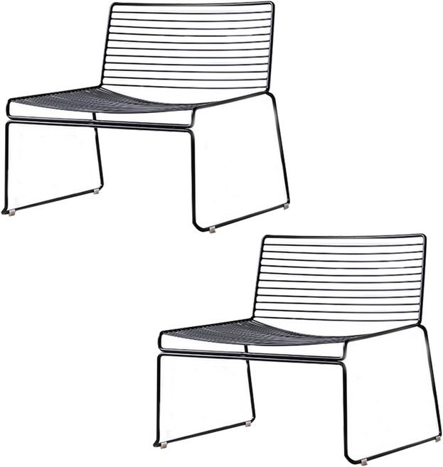 마켓비 LEJUL 의자 2p, 블랙, 2개