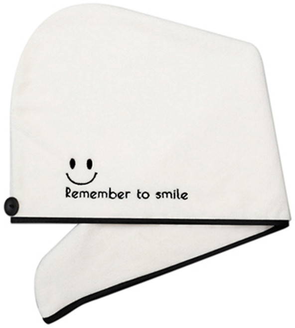 超吸水柔軟速乾乾髮帽, 顏色隨機, 1個