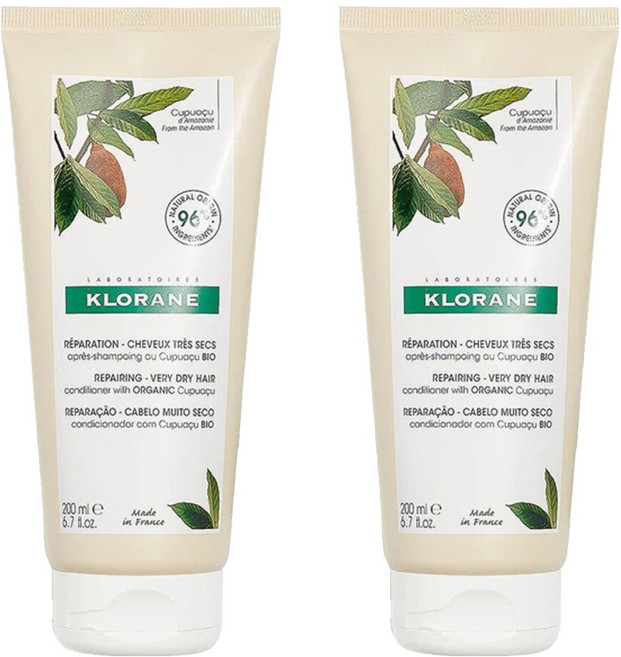 KLORANE 蔻蘿蘭 髮芯修護護髮素, 200ml, 2條