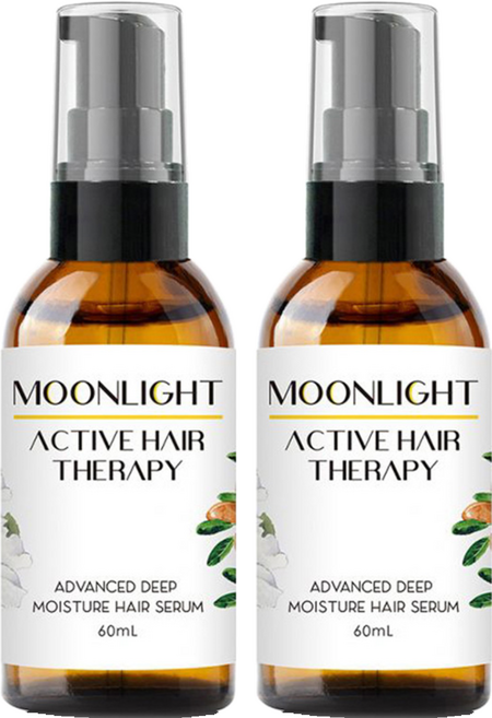 MOONLIGHT 莯光 進化版 花萃深層護髮精華油 撫平毛躁 蓬鬆修護, 60ml, 2瓶