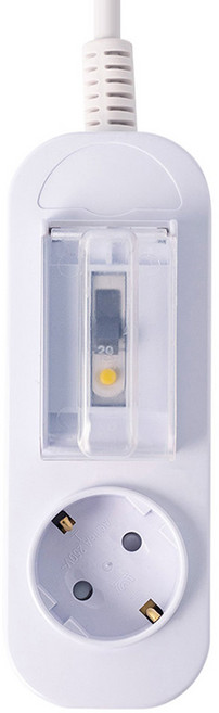 보에담 누전 고용량 멀티탭 1구, 5m, 화이트, 1개