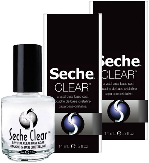 seche 크리스탈 영양케어 클리어 베이스코트, 14ml, 2개