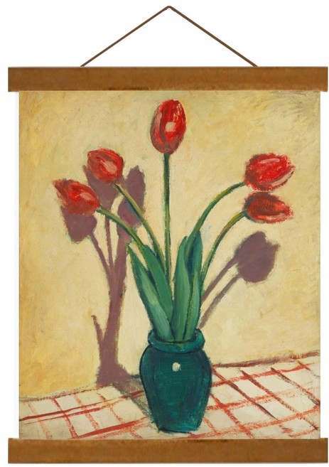 하늬통상 쿠넬 벽걸이 우드 행거 프레임, 티크(짙은색상), 1개