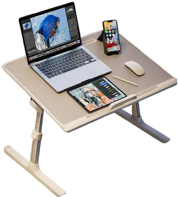 007庫存小升降桌, 灰色 + 白色