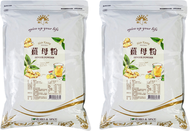 新光洋菜 薑母粉, 1kg, 2包