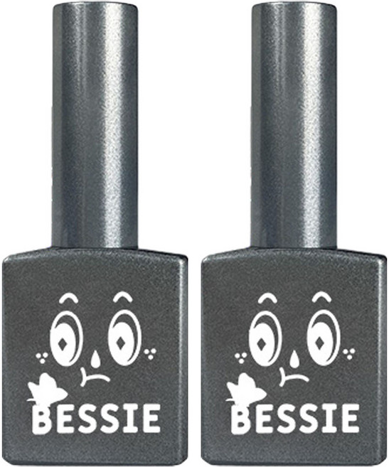 BESSIE 나빌레라 글리터 젤네일 12g, GL26 블랙스완, 11ml, 2개