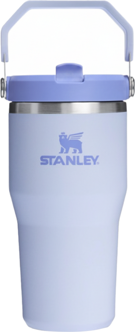 STANLEY 台灣公司貨 經典系列 IceFlow 手提吸管杯2.0, 1個, 清晨藍, 590ml
