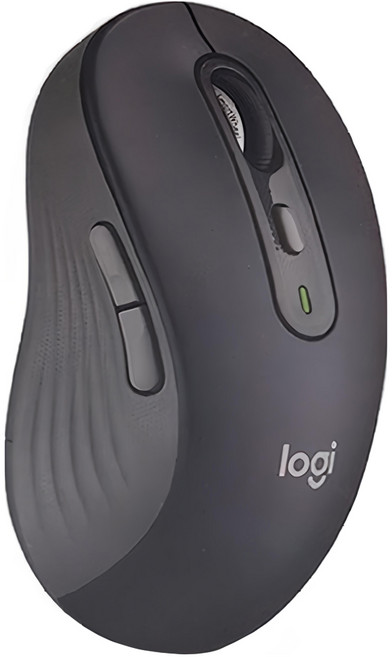 logitech 羅技 M750 L 多工靜音無線滑鼠 大手版, MR0091, 石墨灰