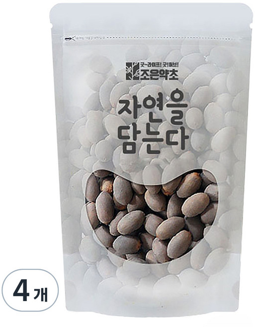 조은약초 자연을 담는다 프리미엄 국내산 연자육 안깐것, 200g, 4개