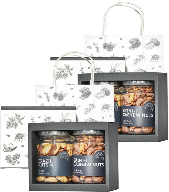 Good Habit Care 堅果禮盒 巴西堅果+烤帶殼腰果, 2組
