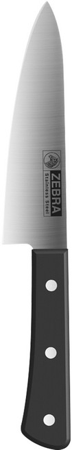 ZEBRA THAILAND 斑馬牌 420不銹鋼 牛刀, 黑色, 1支