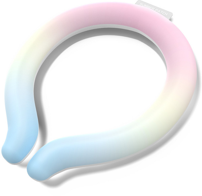 리드홈 매직 아이스 와이드 18도 동결 썸머패치 넥쿨러, 레인보우, 1개