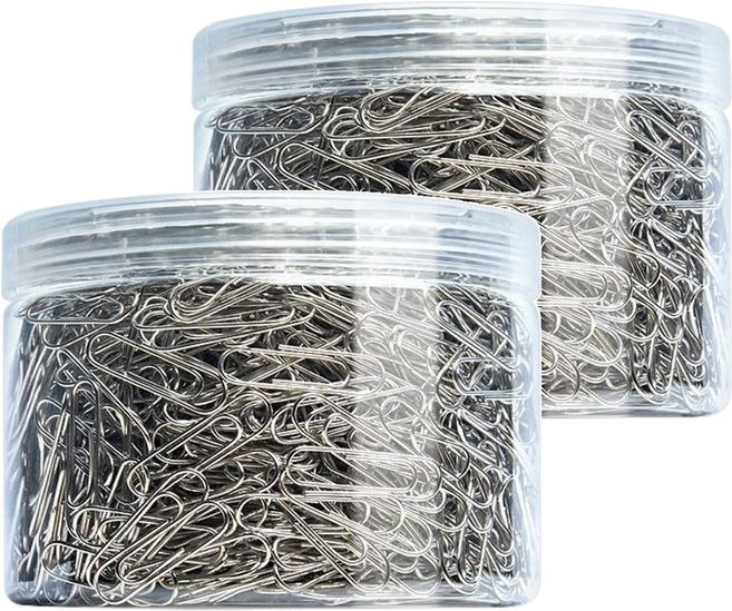 KHOHIMO 辦公用鋼製迴紋針 29mm 4W290, 1000件, 2個