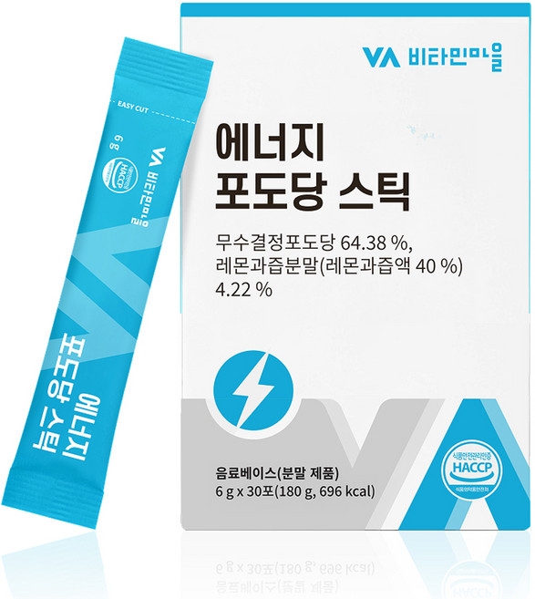 비타민마을 에너지 포도당 스틱 30p, 180g, 1개