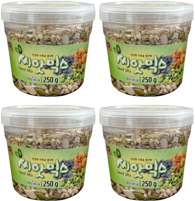 토농이 씨앗믹스, 250g, 4개