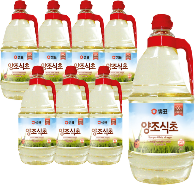 샘표 양조식초, 1.8L, 8개