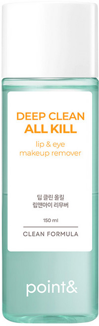 [비건뷰티] 포인트앤 딥 클린 올킬 립앤아이 리무버, 150ml, 1개