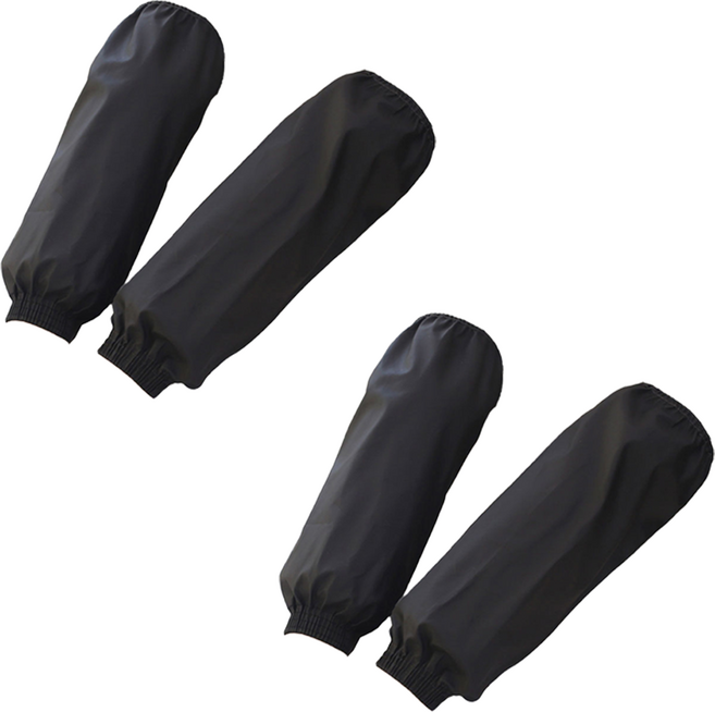 해피무드 다용도 주방 작업용 방수 방유 팔토시 2p x 2개, 블랙