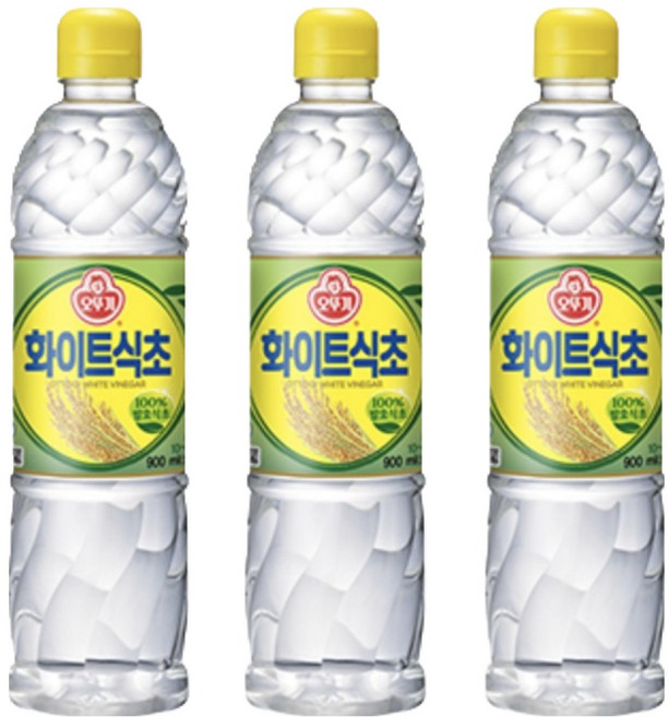 오뚜기 화이트 식초, 900ml, 3개