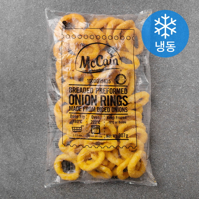 맥케인 브래디드 어니언링 (냉동), 907g, 1개
