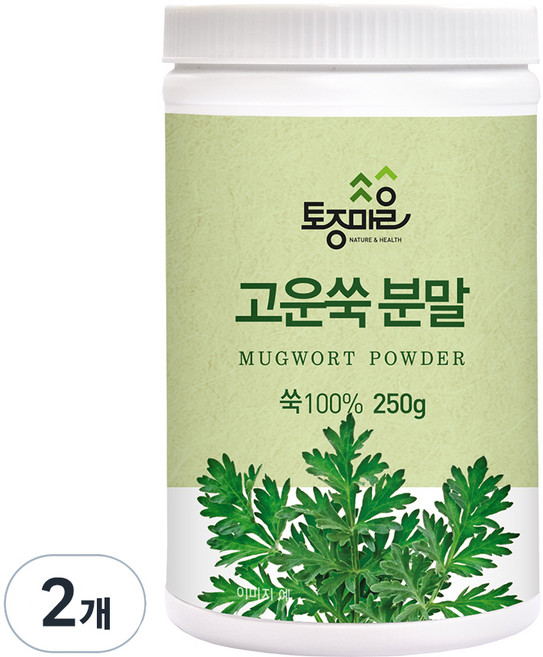 토종마을 고운쑥 분말, 250g, 2개