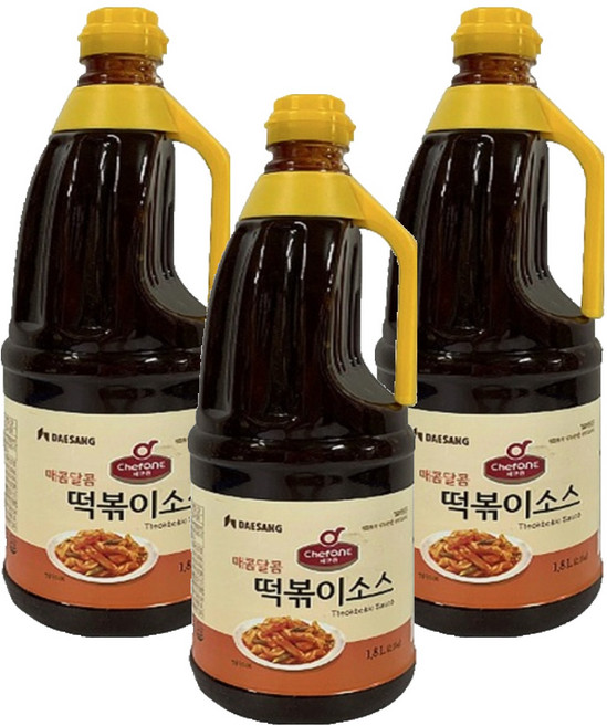 쉐프원 떡볶이소스, 1.8L, 3개