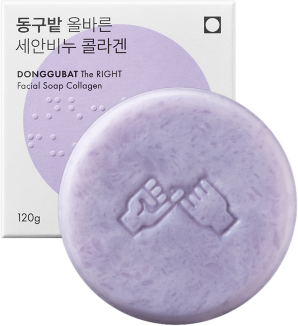 동구밭 올바른 콜라겐 세안비누, 120g, 1개입