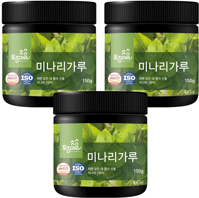 토종마을 미나리가루, 3개, 150g