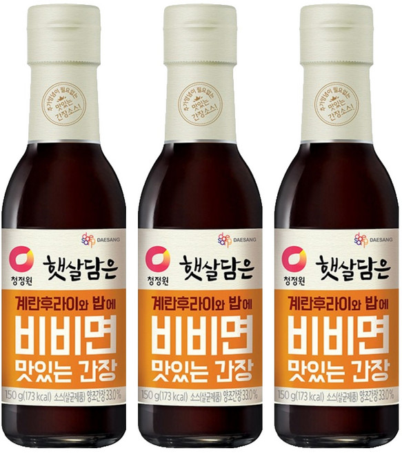 햇살담은 계란후라이와밥에 비비면 맛있는간장, 150g, 3개