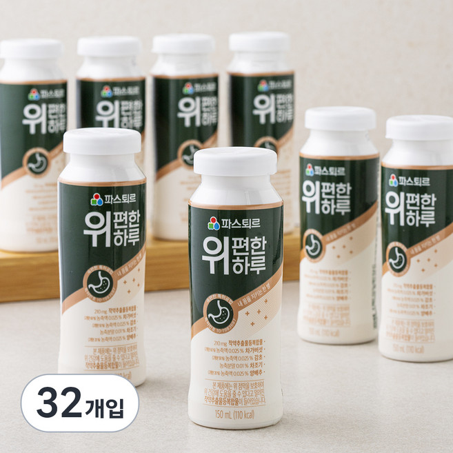 파스퇴르 위편한 하루 요구르트, 150ml, 4개입, 8개