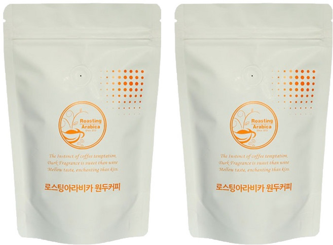 로스팅아라비카 에티오피아 코케 허니 원두커피, 500g, 2개, 홀빈(분쇄안함)