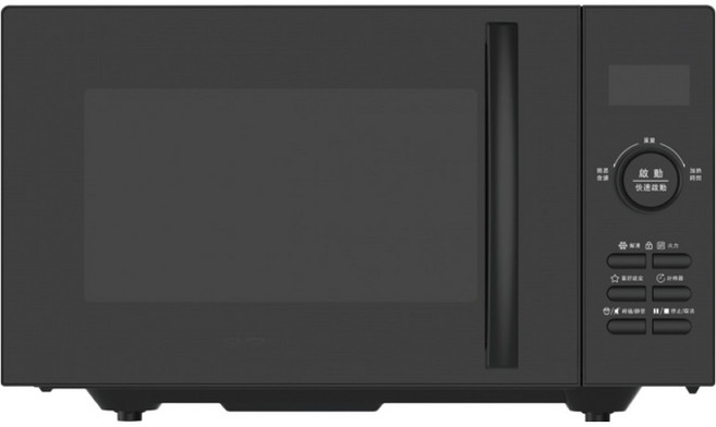 SHARP 夏普 微波爐 美型簡約 平板大空間易於清潔 800W微波加熱 11段火力 7道自動食譜 重量解凍功能, R-TF25SS B