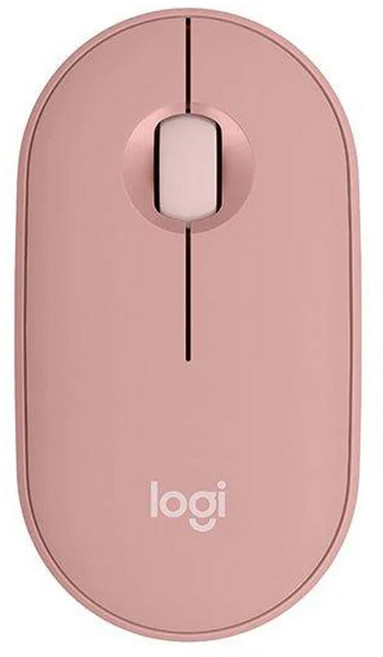 logitech 羅技 M350S 無線藍牙滑鼠, MR0103, 玫瑰粉