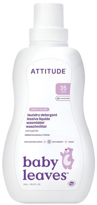 ATTITUDE 艾特優 嬰幼兒洗衣精 甜蜜搖籃曲, 1.05L, 1瓶
