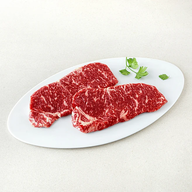 농협안심한우 1등급 채끝 구이용 (냉장), 200g, 1개 - 쿠팡