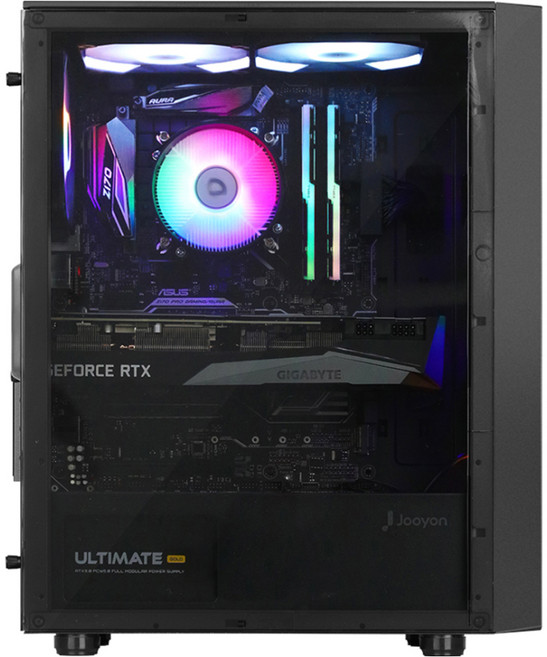 Jooyon 2024 Counter D4 Core i5 Intel 12代 GeForce RTX 4060 Ti, 黑色, 16GB, 512GB, WIN11 家用版, D424F46TW-B