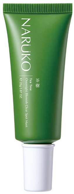 NARUKO 牛爾 台灣公司貨 茶樹痘點修護夜敷膜, 1條, 25g