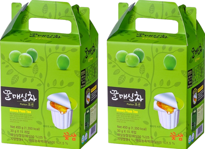 Kotsam 花泉 蜂蜜梅子茶 袋, 2個, 15入, 30g