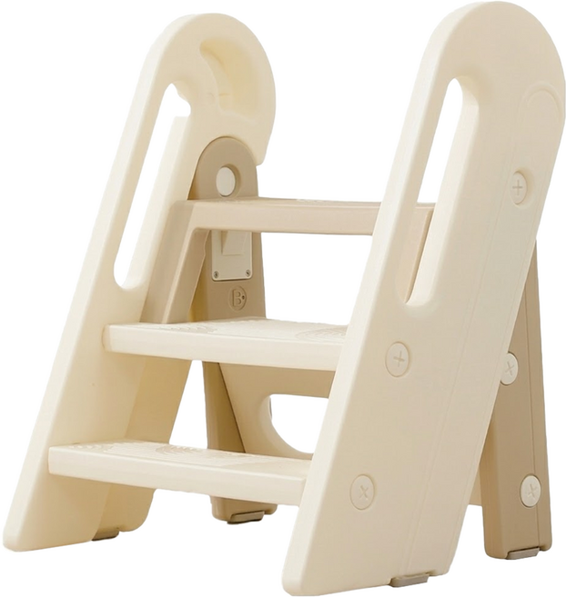 coaa-coaa 兒童洗手梯, 1組, 米駝色