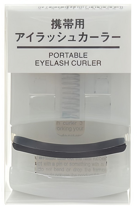 MUJI 無印良品 台灣公司貨 攜帶睫毛夾 58mm, 1個, 白色