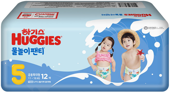 HUGGIES 好奇 兒童用戲水褲 11~16kg, 5階段, 12片