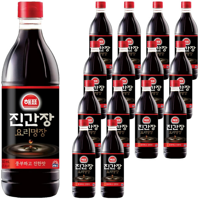 진간장, 930ml, 15개