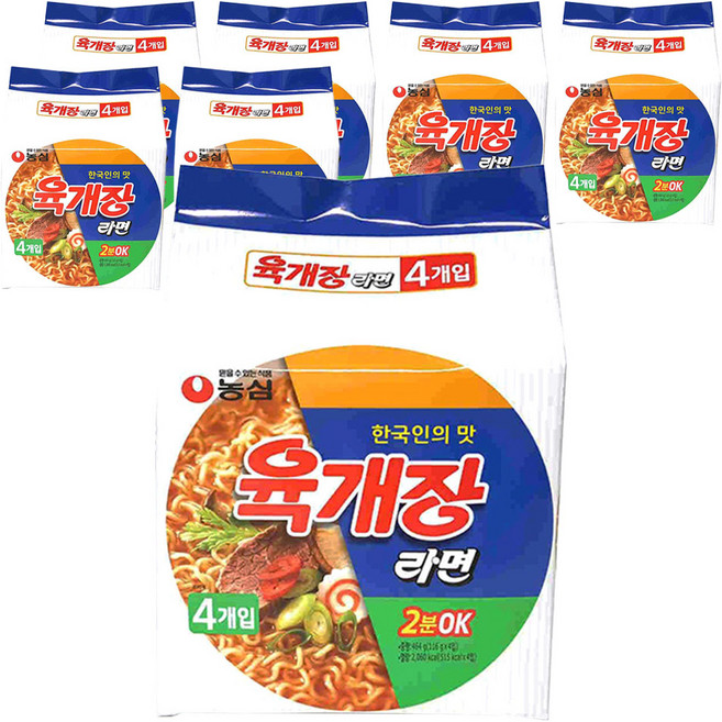육개장 라면 116g, 28개