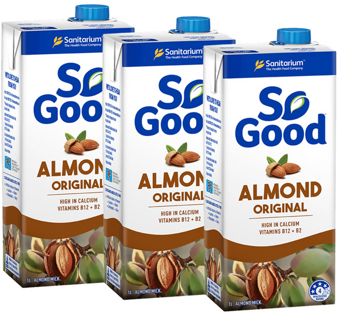 쏘굿 아몬드 오리지널, 1L, 3개